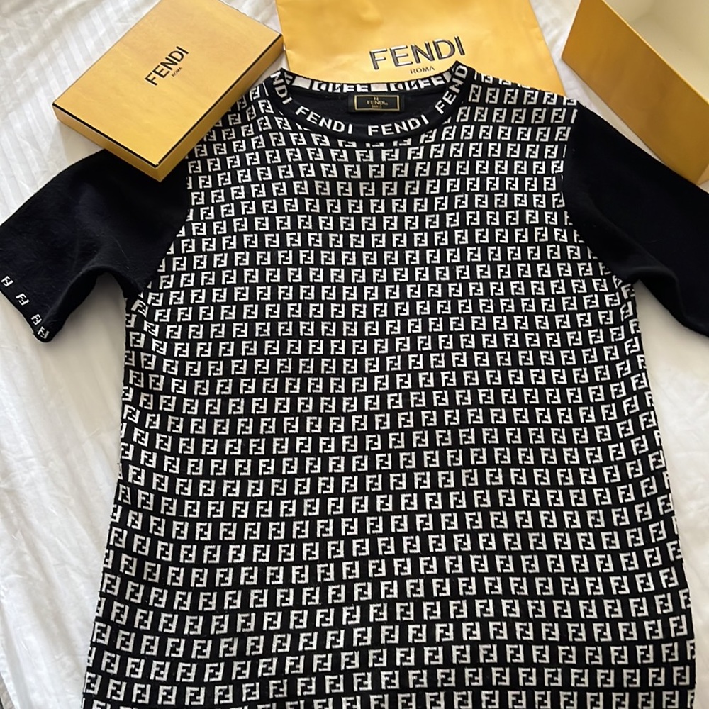 Authentic Fendi zucca shirt